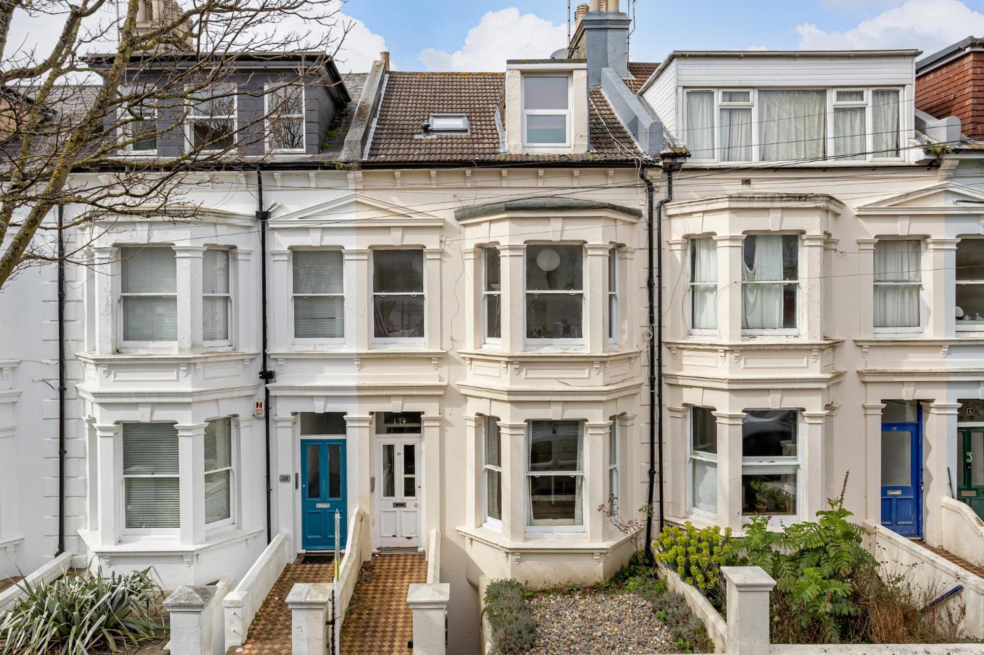 Central Hove Flat W Large Garden Exterior foto