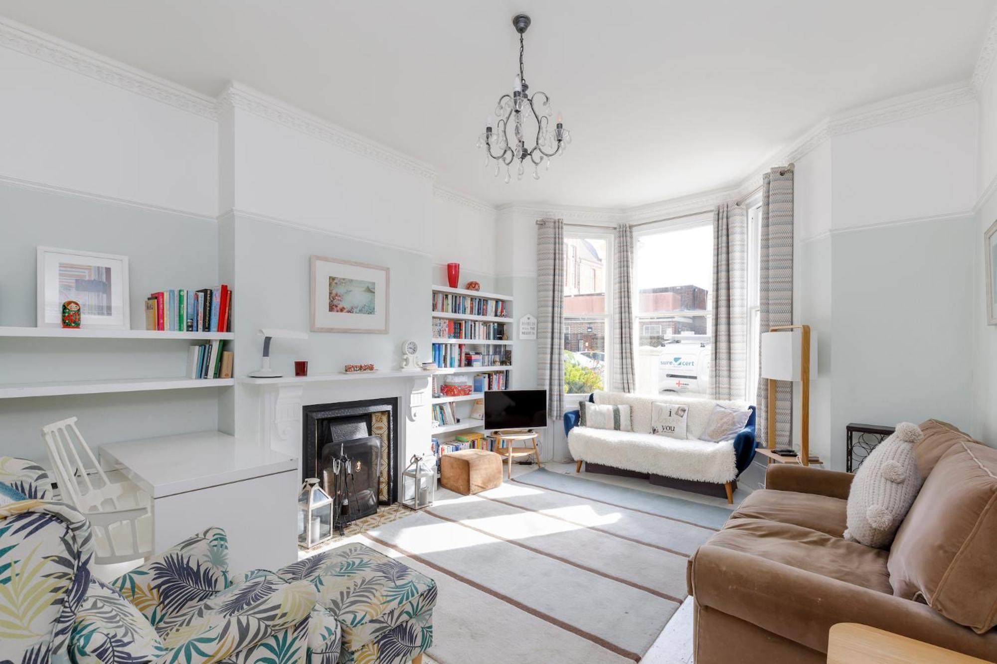 Central Hove Flat W Large Garden Exterior foto